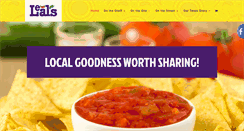 Desktop Screenshot of lealsmexicanfoods.com